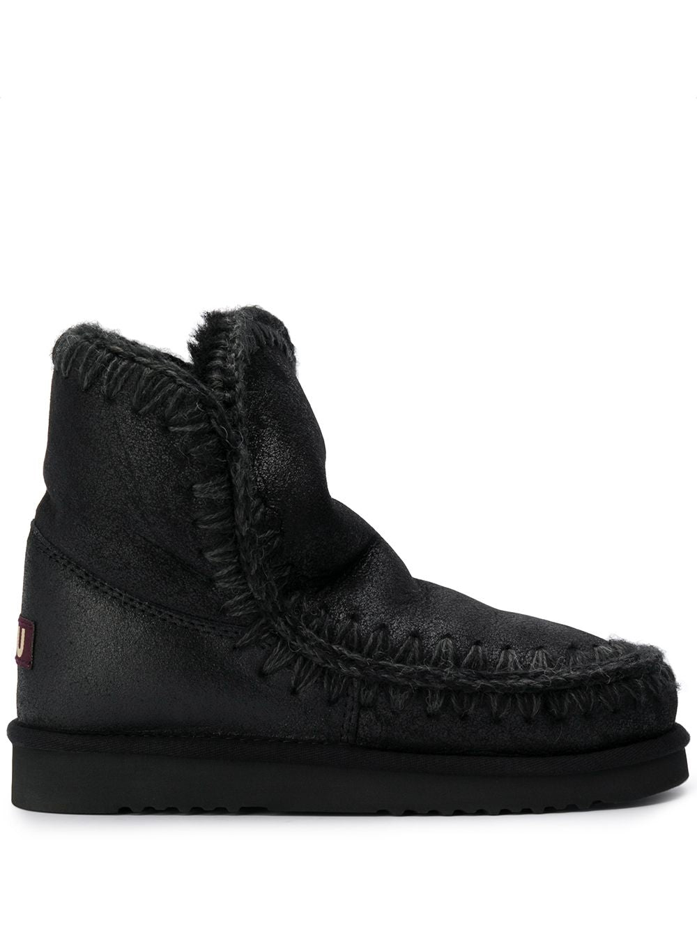 Calzature FW101001B- CBK CRACKED BLACK MOU