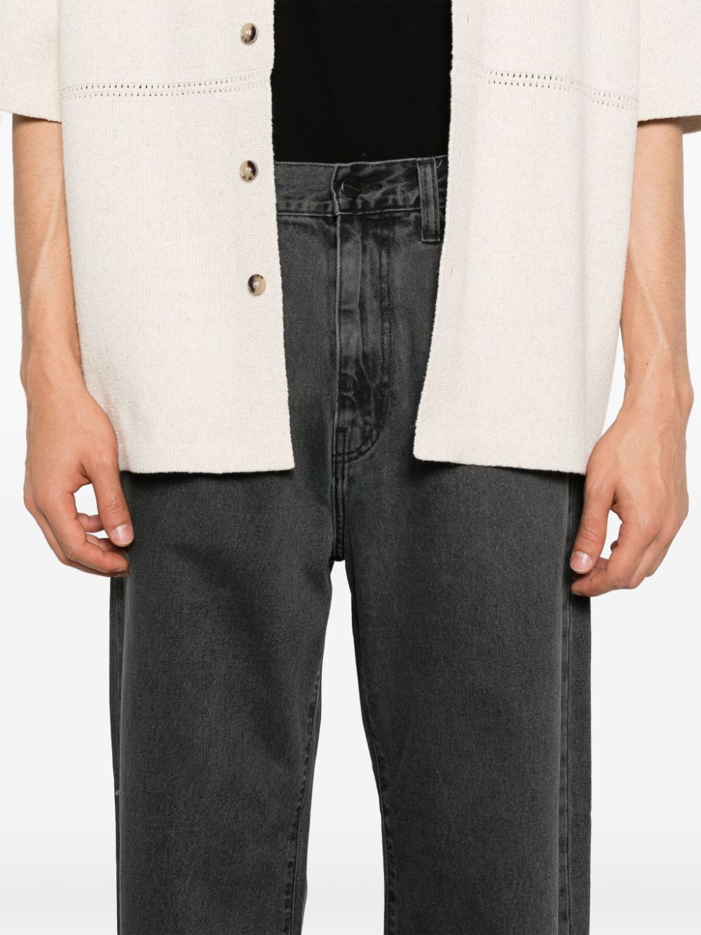 Landon Pant I030468 8960 BLACK HEAVY STONE CARHARTT WIP