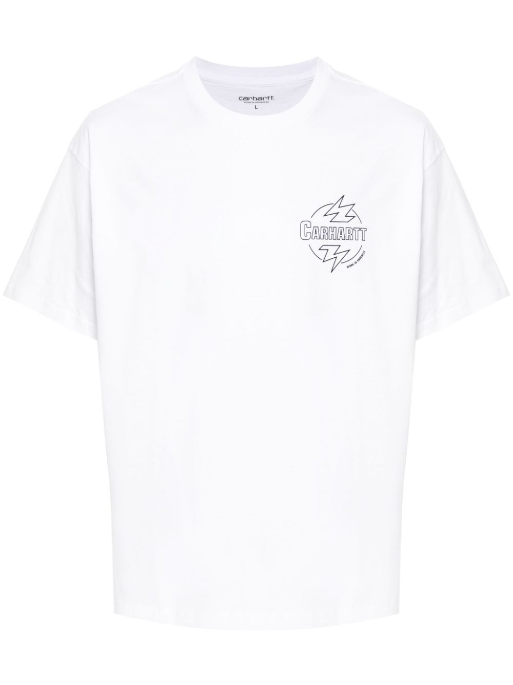 Tshirt I033639 00AXX WHITE BLACK CARHARTT WIP
