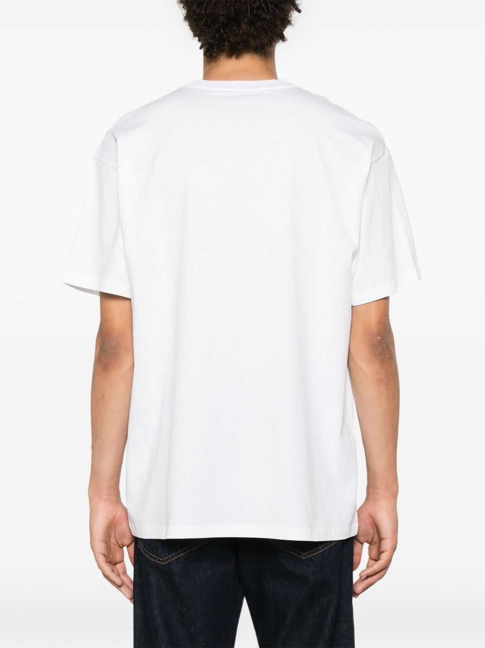 Tshirt I033675 00AXX WHITE BLACK CARHARTT WIP