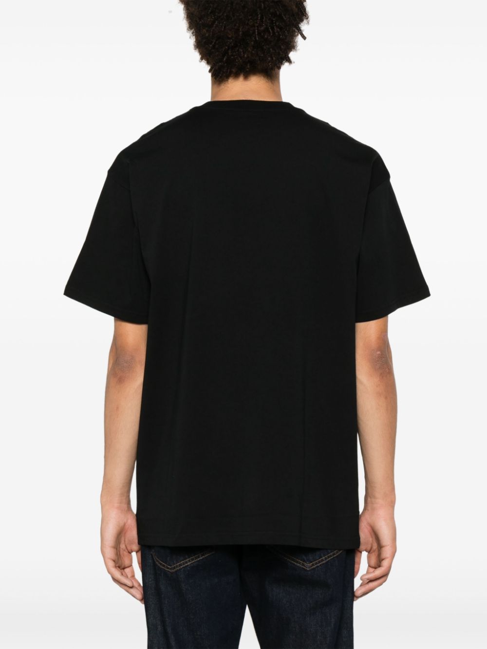 Tshirt I033675 0D2XX BLACK WHITE CARHARTT WIP