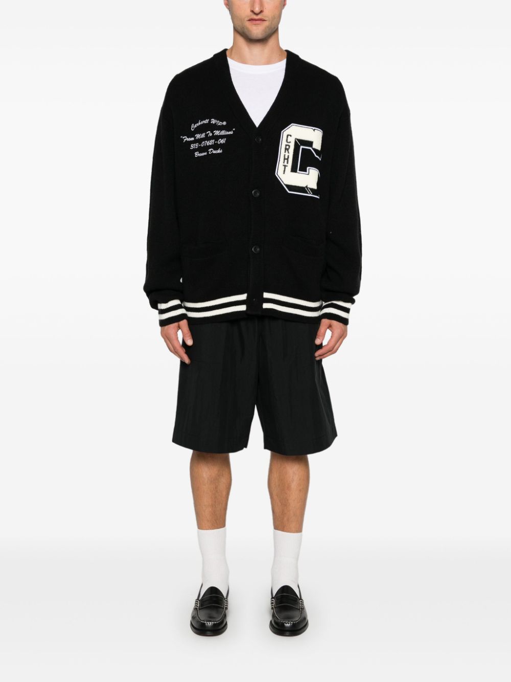 Giacca I033862 K02XX BLACK WAX CARHARTT WIP
