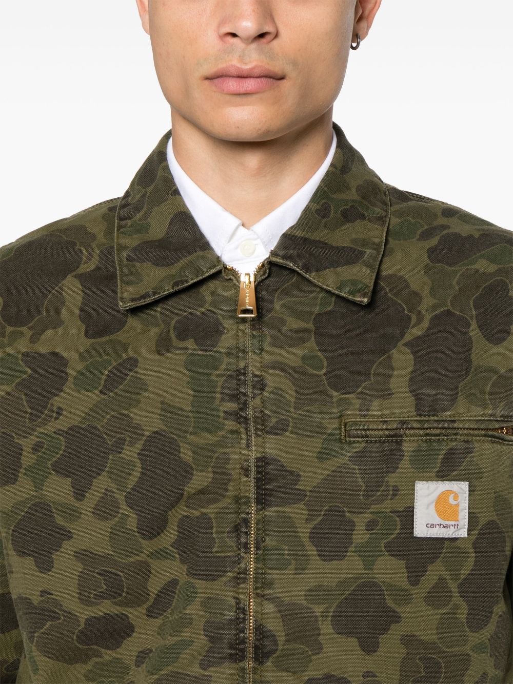 Giacca I034281 2MQGD CAMO DUCK GREEN CARHARTT WIP