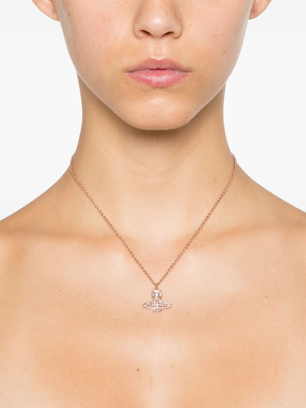 Carmela Necklace 630203BH02G111SM PINK GOLD PINK VIVIENNE WESTWOOD