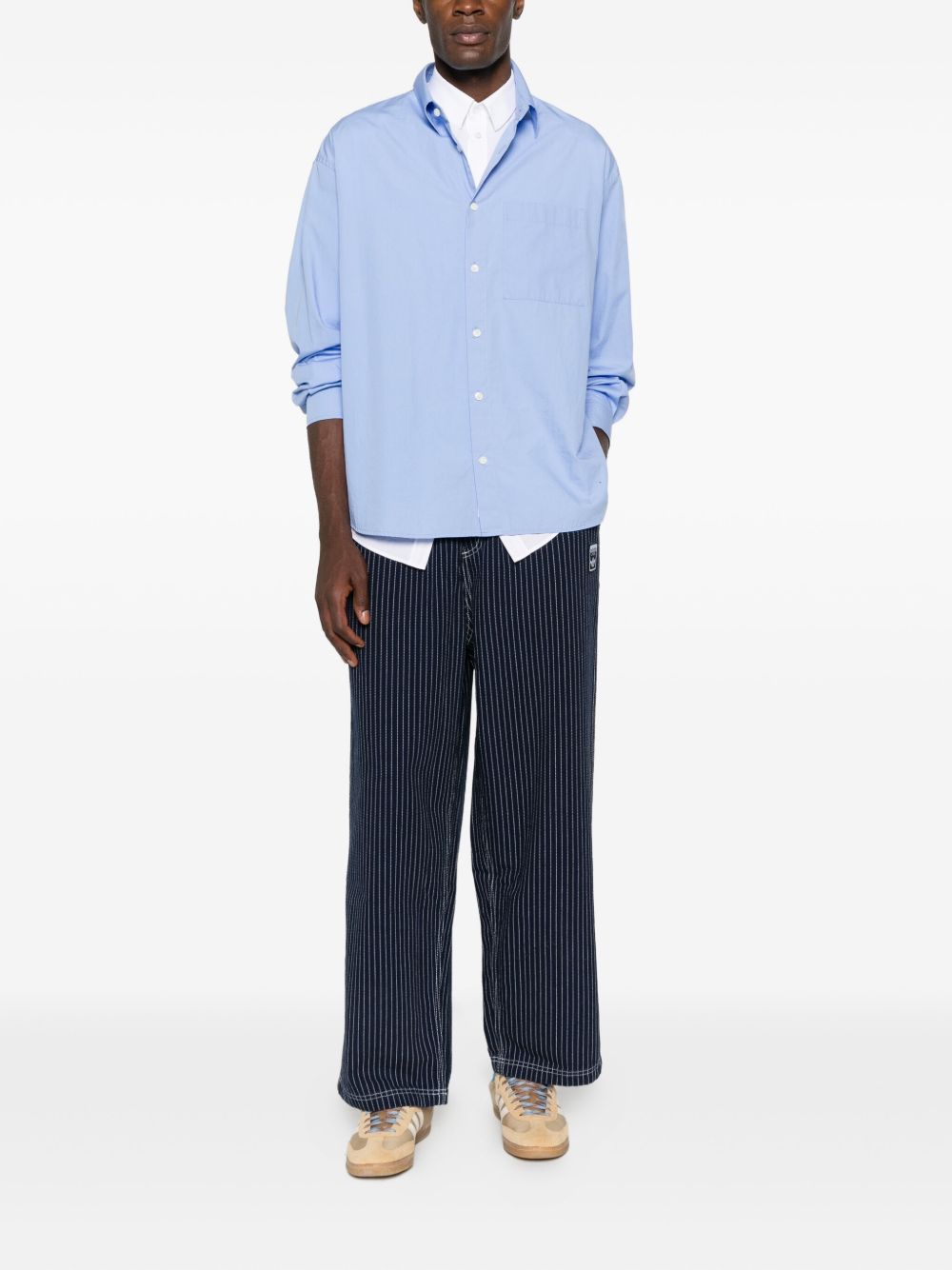 Blu Wabash Loose Chino JW0178 BLUE ADIDAS ORIGINALS