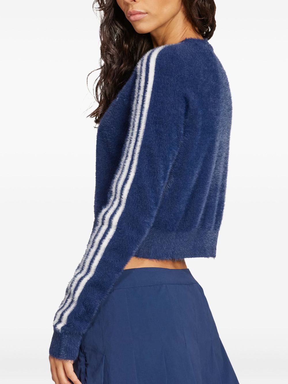 Fluffy Cardigan JW3644 BLUE ADIDAS ORIGINALS