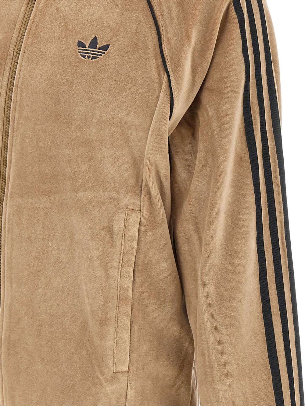 Felpa Con Zip Adicolor JX1561 BROWN ADIDAS ORIGINALS