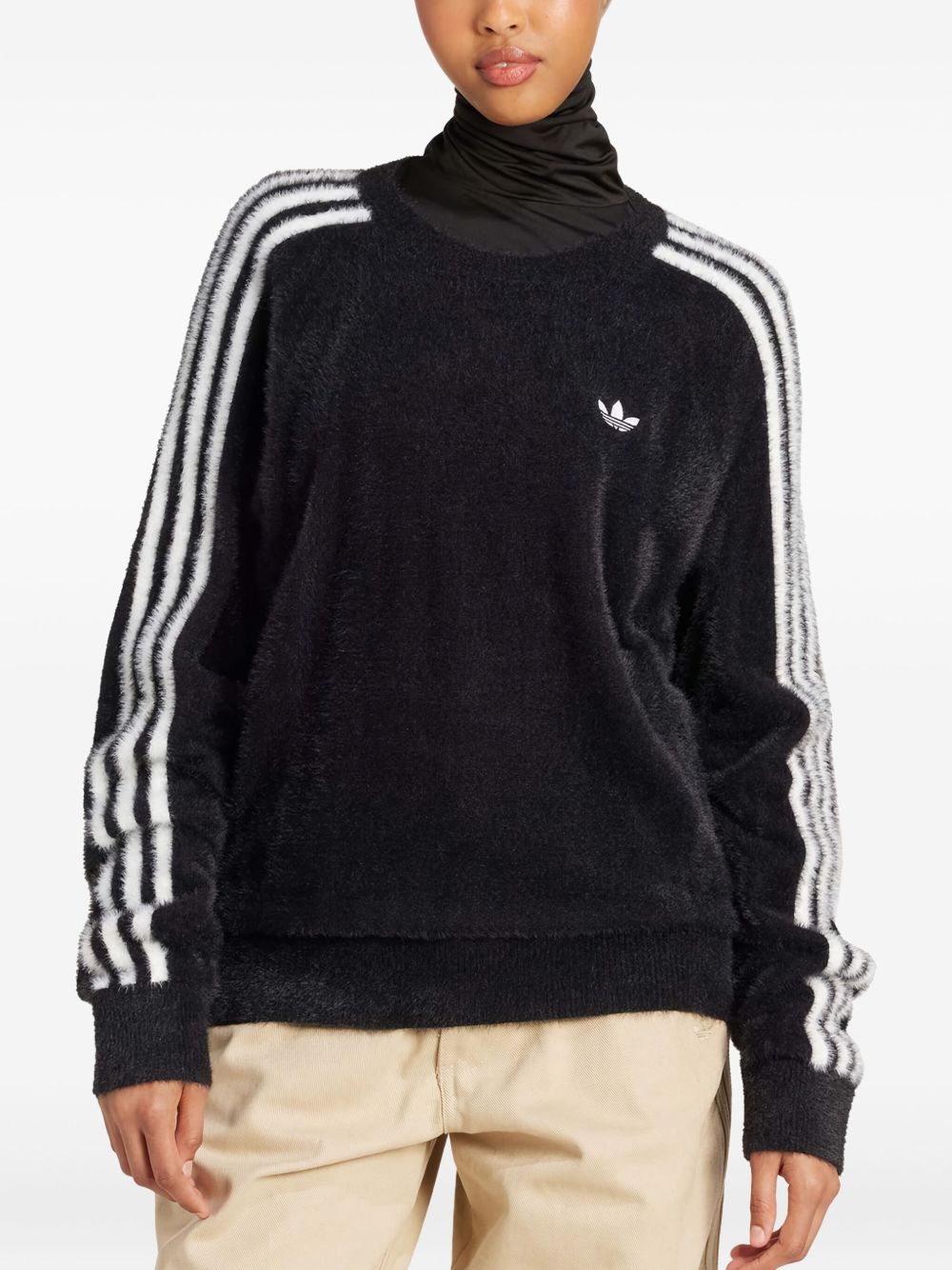 Felpa Adicolor Holiday JX7813 BLACK ADIDAS ORIGINALS