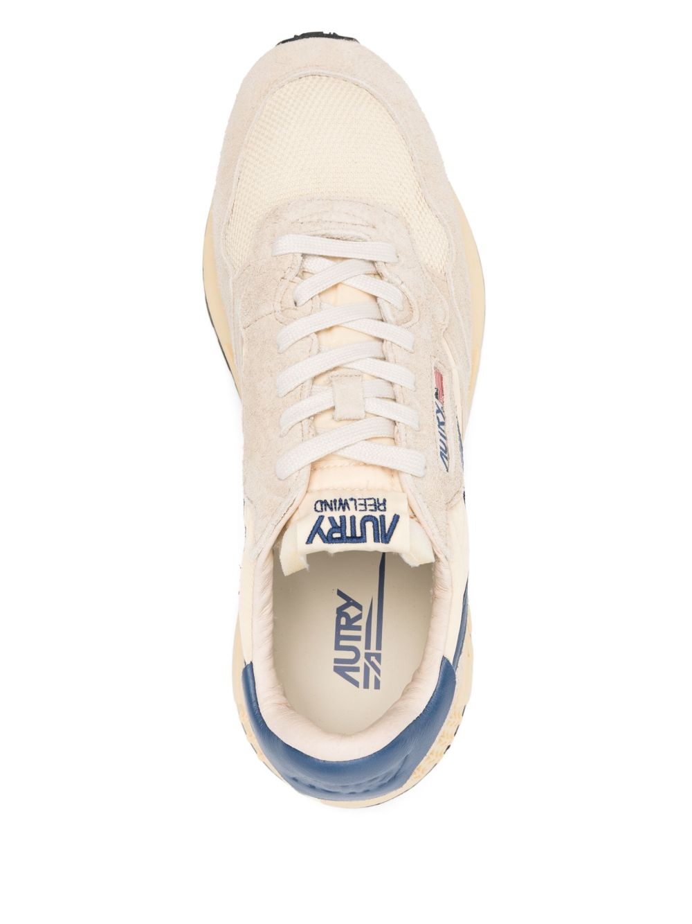 Reelwind Low Sneakers WWLMUT27 ECRU BLUE AUTRY