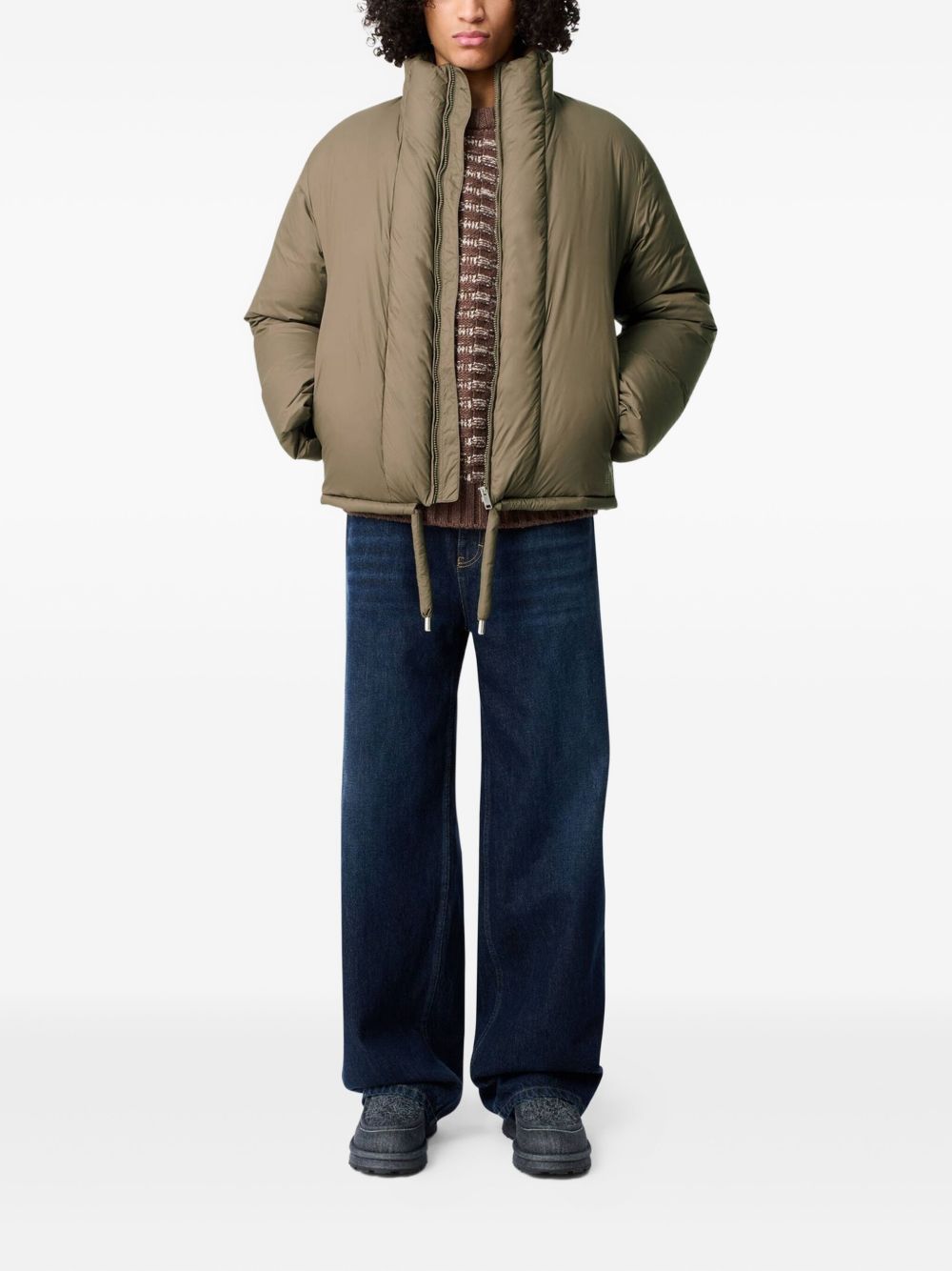 Lunar Puffer Jacket A3131001 CEDAR BROWN AXEL ARIGATO