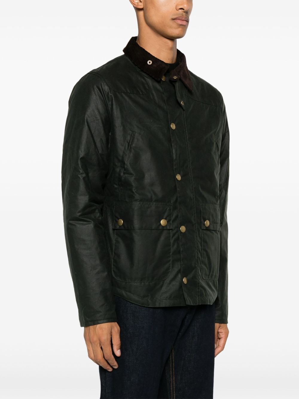 Reelin Wax Jacket MWX1106MWX SG51 SAGE BARBOUR