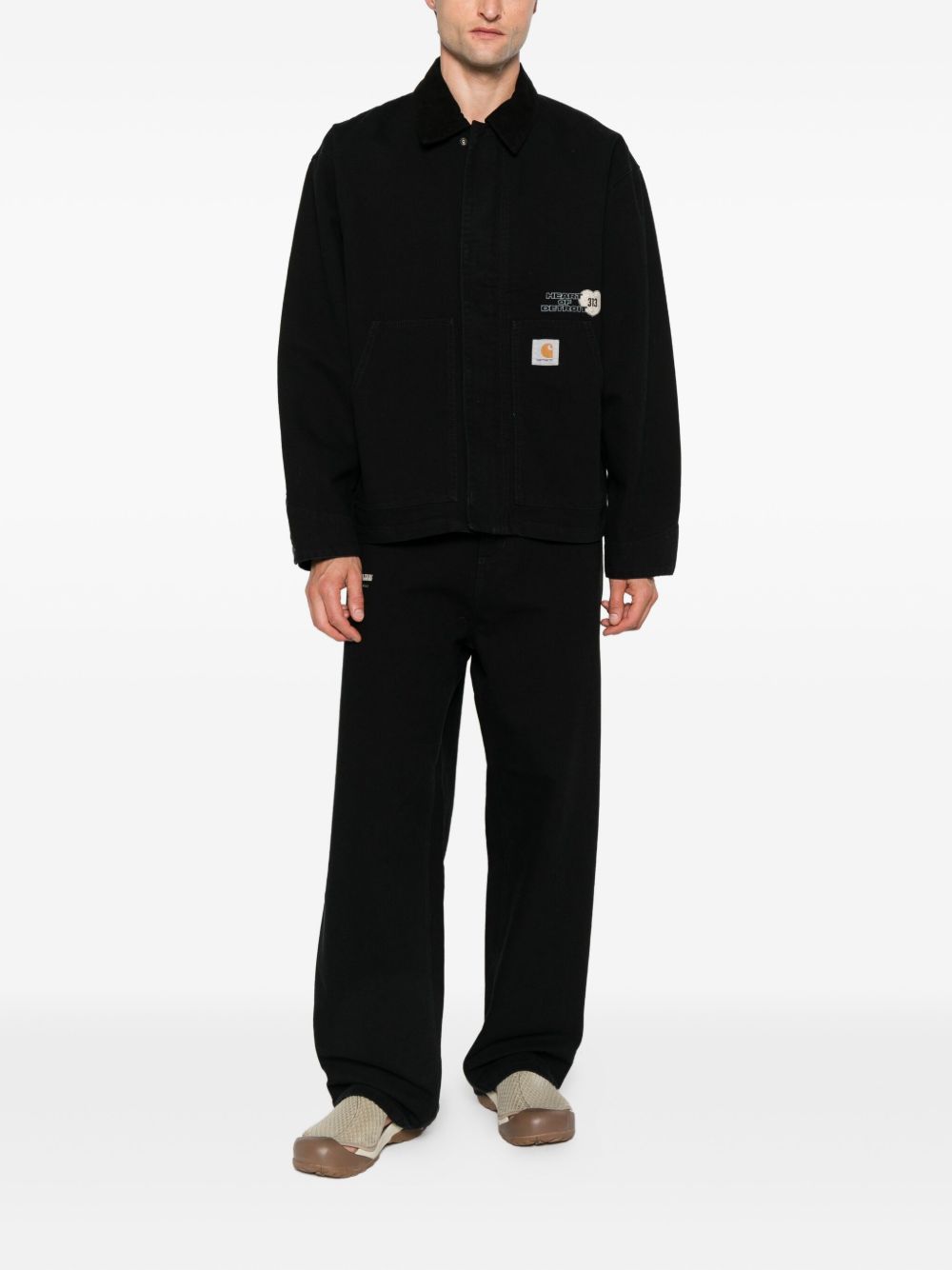 OG Arcan Graphic Jacket Dearborn I035553 00E60 BLACK WASHED CARHARTT WIP