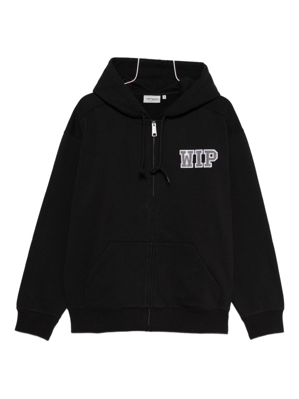 Felpa Con Zip In Cotone I035619 8906 BLACK STONE CARHARTT WIP