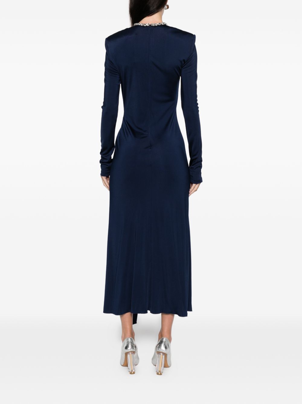 Abtio Midi In Fluid Jersey PF25DK92D NAVY DAVID KOMA
