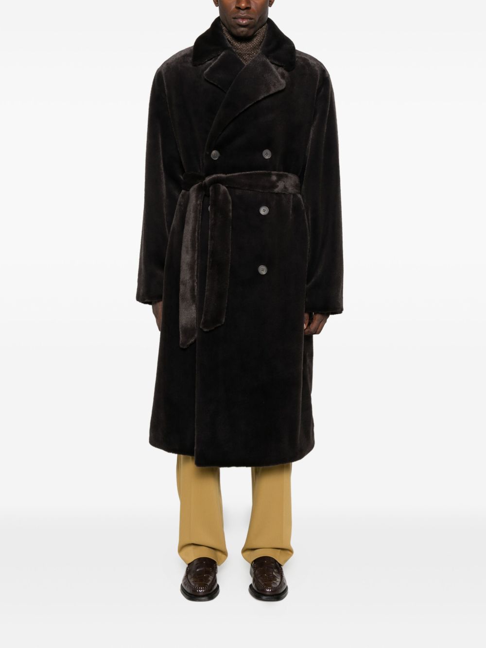 ICT142PL166 DARK BROWN DROLE DE MONSIEUR