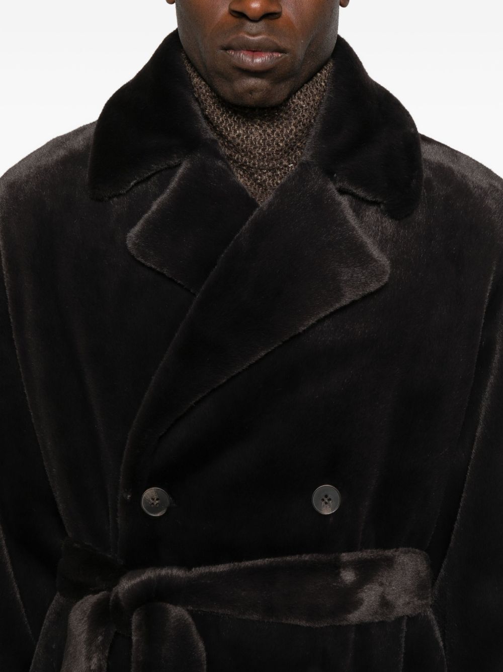 ICT142PL166 DARK BROWN DROLE DE MONSIEUR