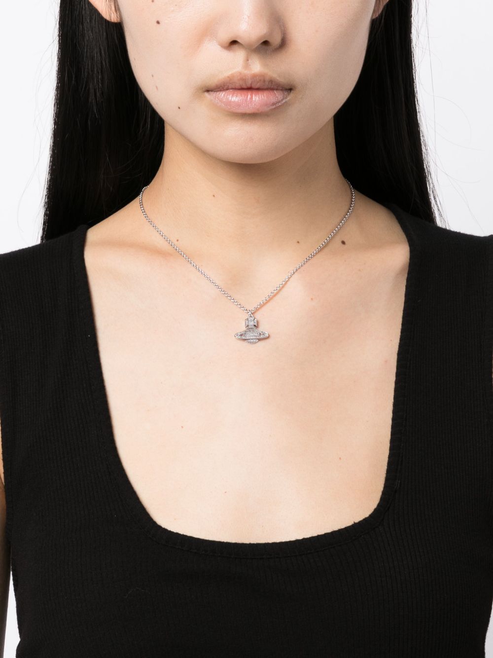 Pendente Carmela 630203BH02P102SM P102 PLATINUM WHITE VIVIENNE WESTWOOD