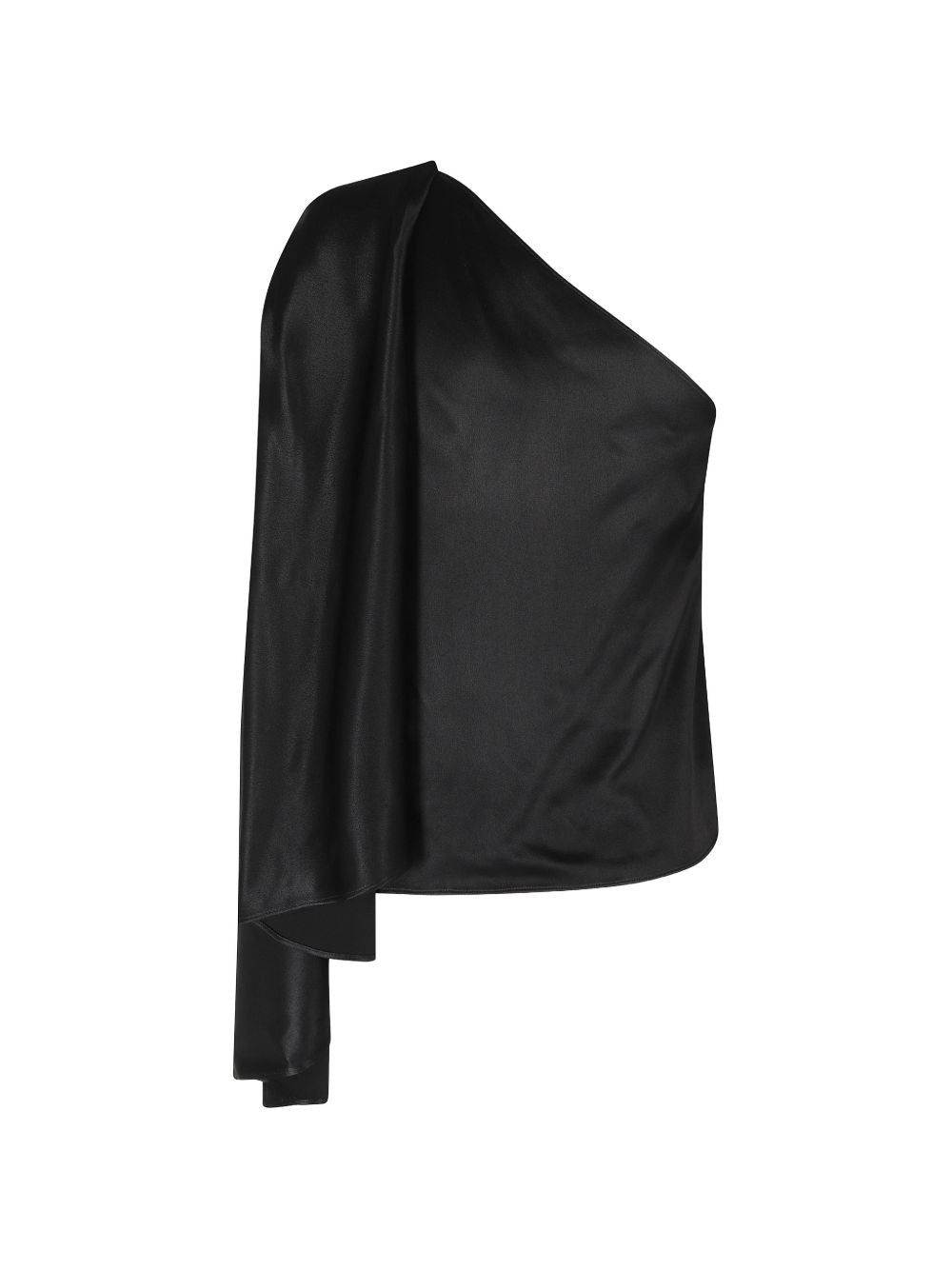 Top Monospalla in Satin con Drappeggio A08025127 0555 ALBERTA FERRETTI