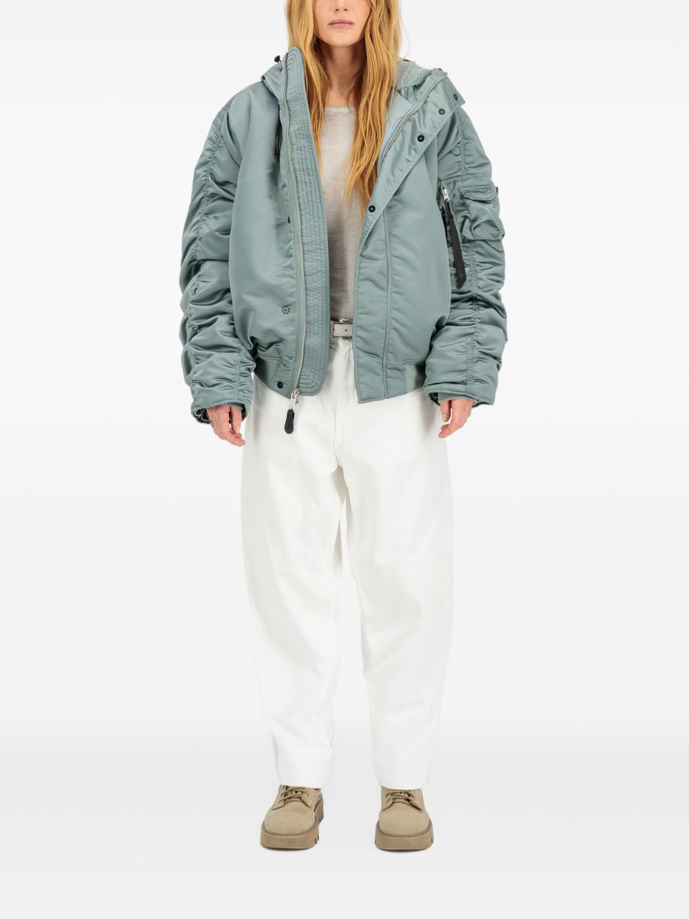 N-2B Base UV 758101 226 SILVERBLUE ALPHA INDUSTRIES