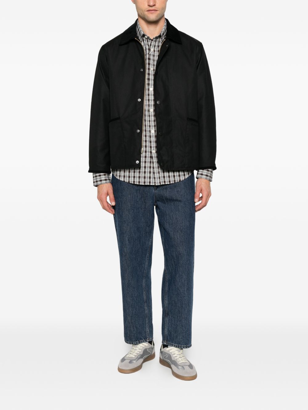 Short Liddesdale Wax Jacket MWX2592 BK11 BLACK BARBOUR