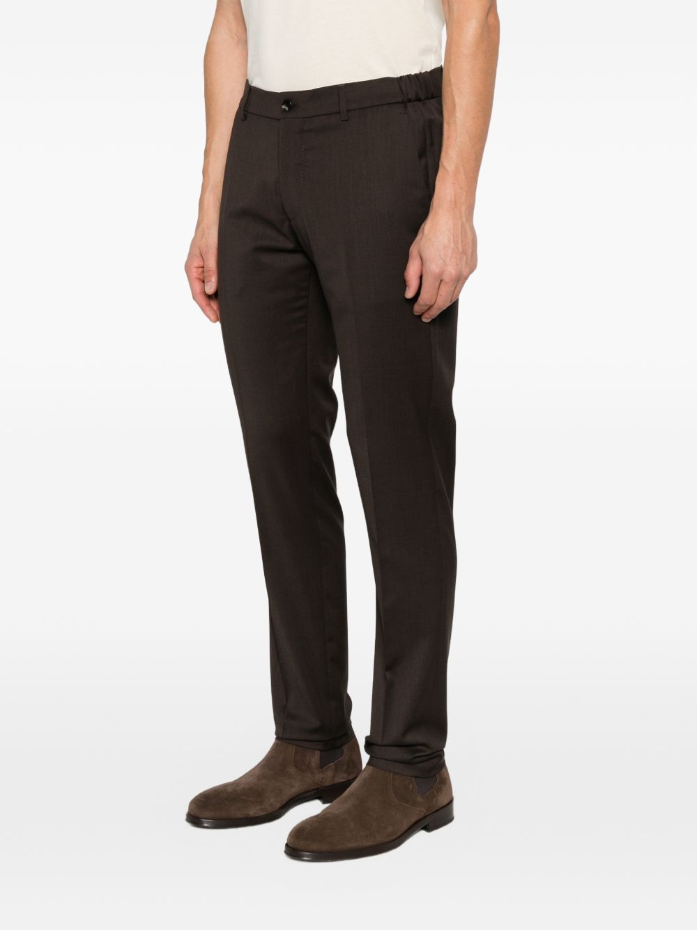 Pantaloni Morello Elax In Lana MORELLOELAXMZ1478 BROWN BERWICH