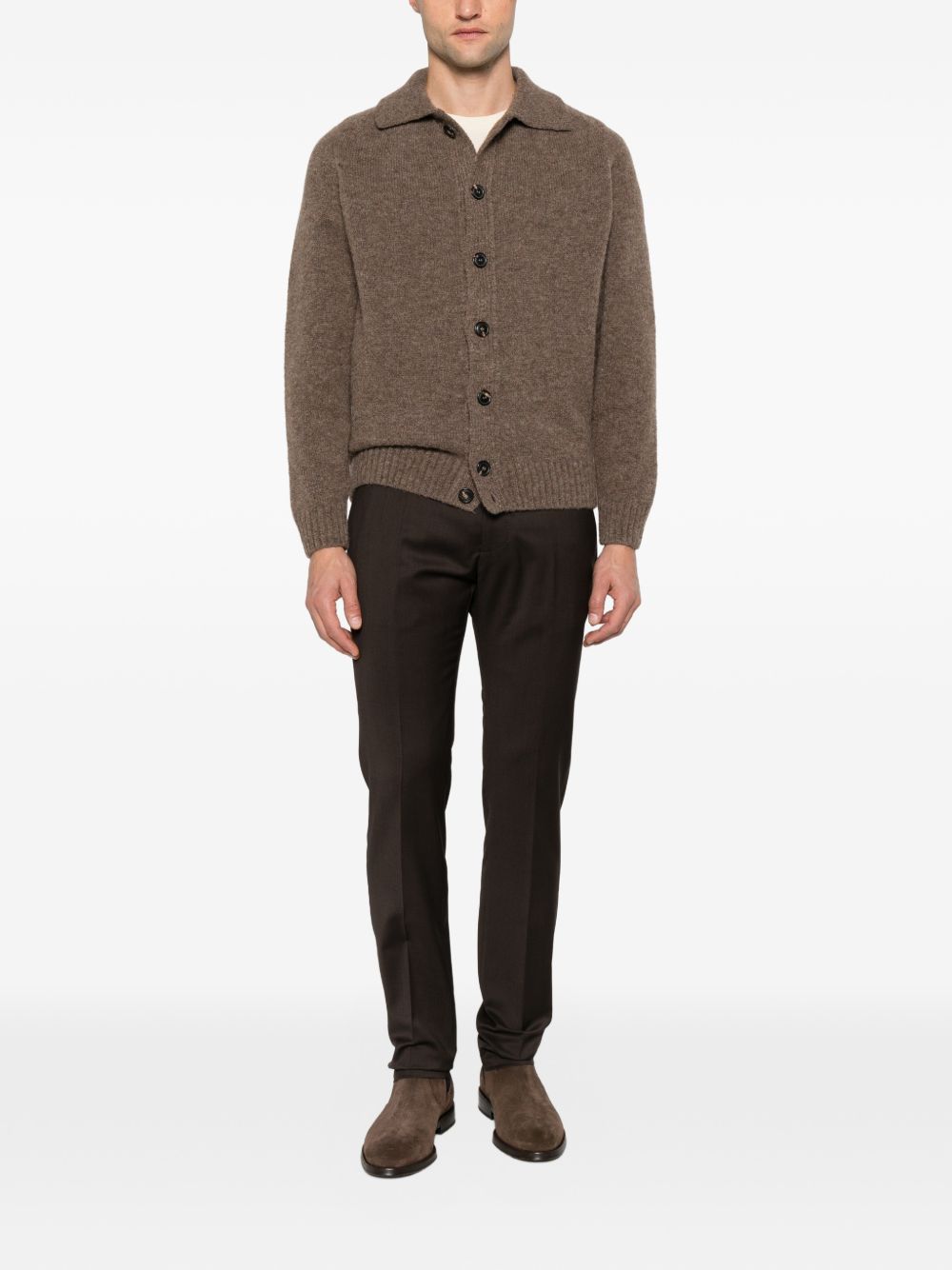 Pantaloni Morello Elax In Lana MORELLOELAXMZ1478 BROWN BERWICH