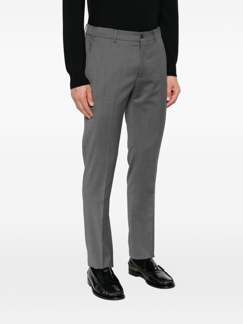 Pantaloni Morello Elax In Lana MORELLOELAXMZ1478 GREY BERWICH