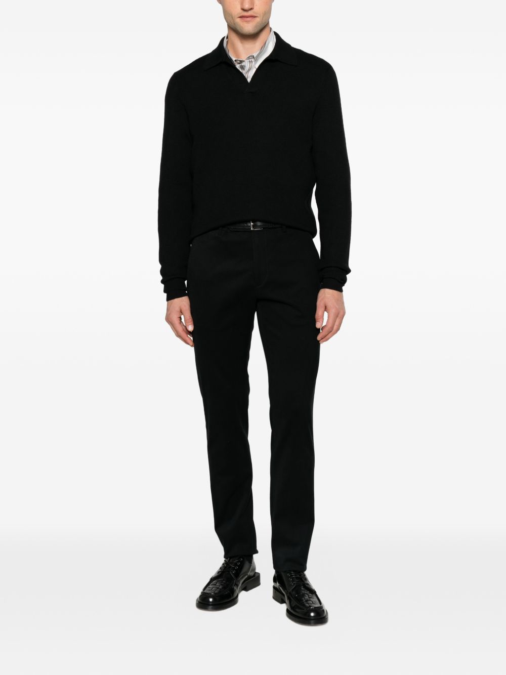 Pantaloni Morello In Cotone MORELLOTS1620X BLACK BERWICH