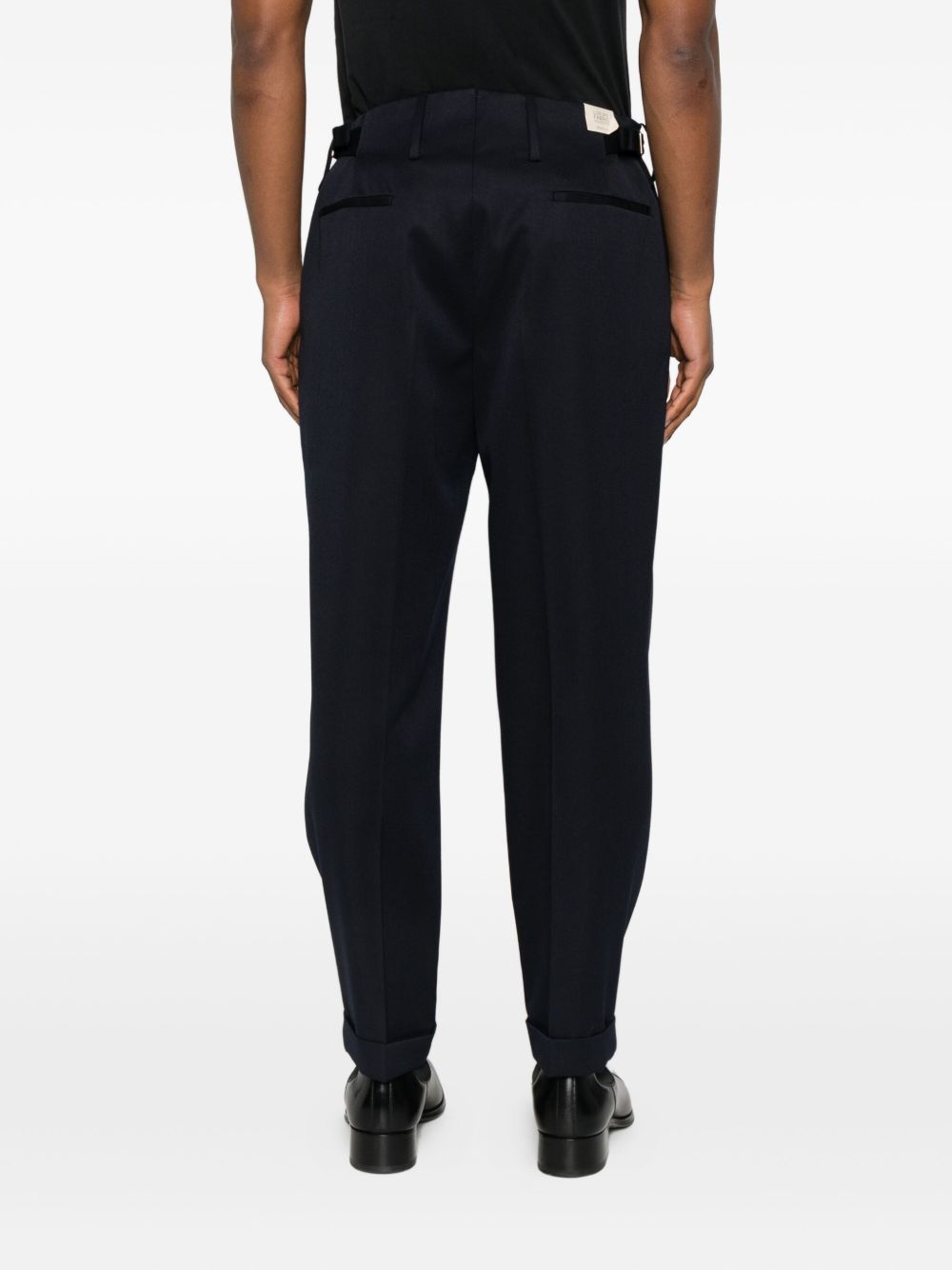 Pantaloni Manhattan in Lana Vergine MANHATTANS400177 00011 BLUE BRIGLIA 1949