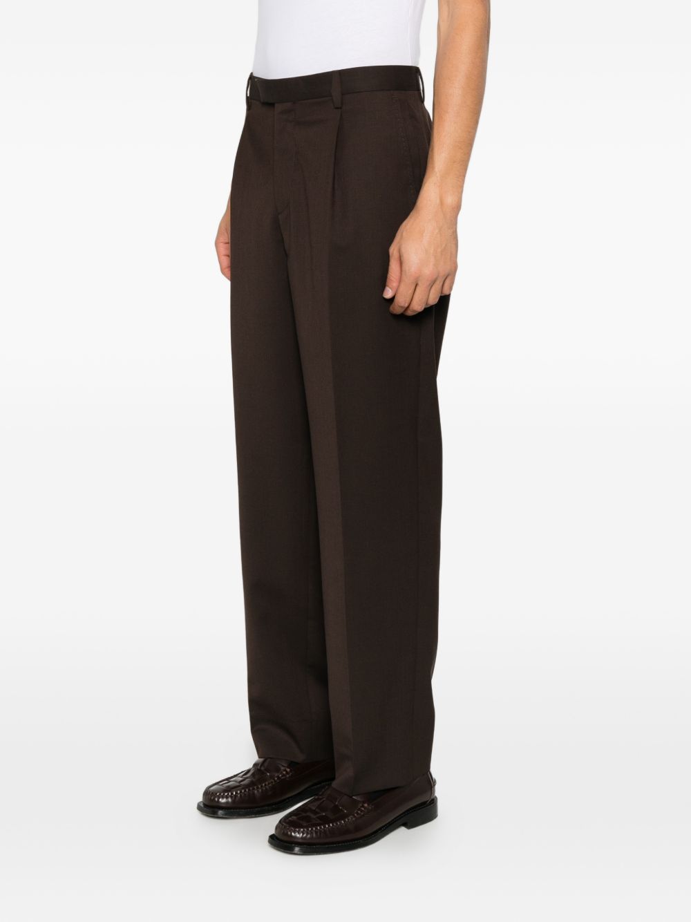 Pantaloni Margutta in Misto Lana Stretch MARGUTTAS400100 00146 MARRONE BRIGLIA 1949