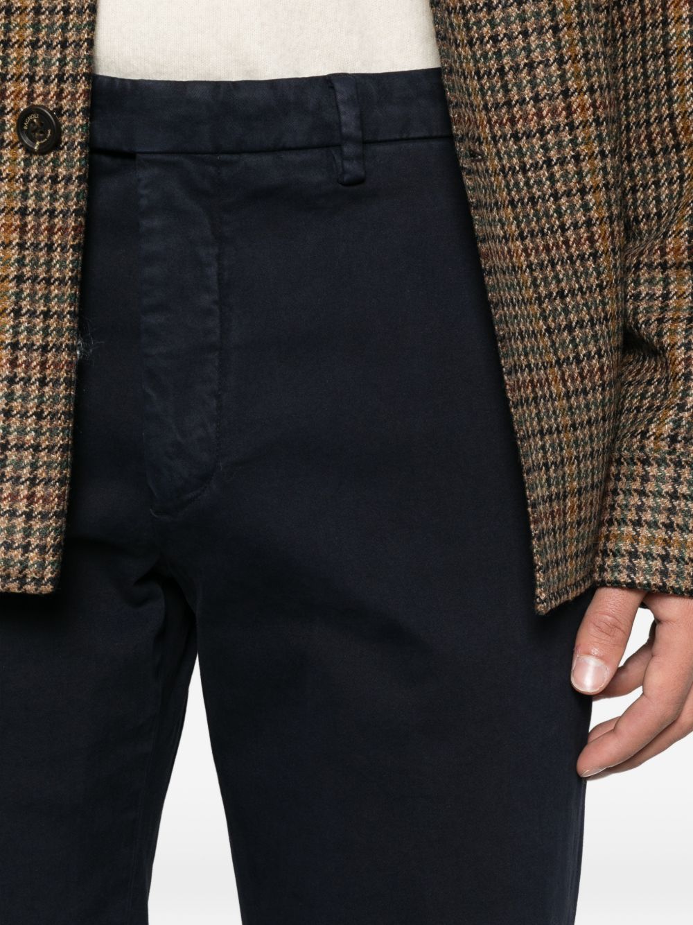 Pantaloni Naviglio in Rasatello di Cotone Stretch NAVIGLIO400009 00011 BLUE BRIGLIA 1949