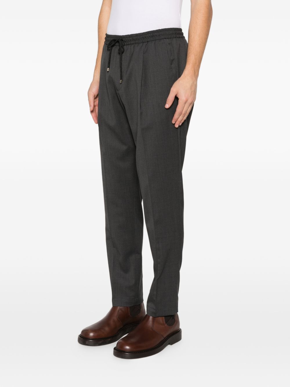 Pantaloni Wimbledon in Misto Lana Stretch WIMBLEDONS400100 00080 GRIGIO ACCIAIO BRIGLIA 1949