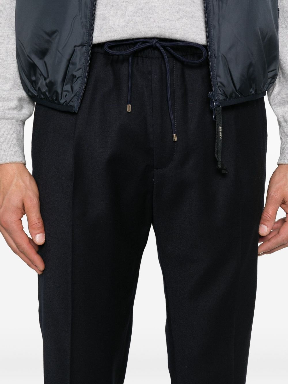 Pantaloni Wimbledon in Lana Stretch WIMBLEDONS400120 00011 BLUE BRIGLIA 1949