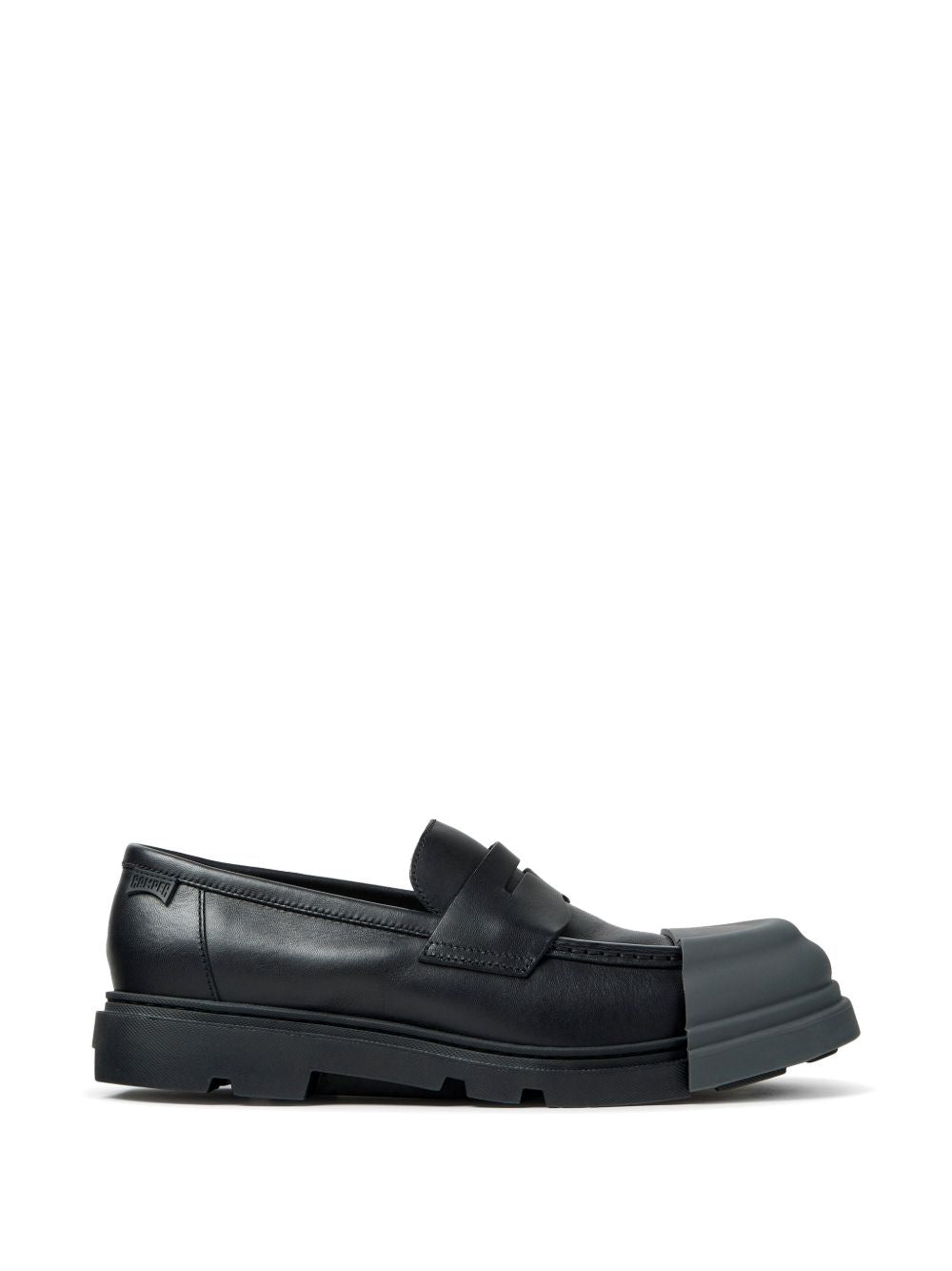Mocassini Junction in Pelle K100956 012 BLACK GREY CAMPER