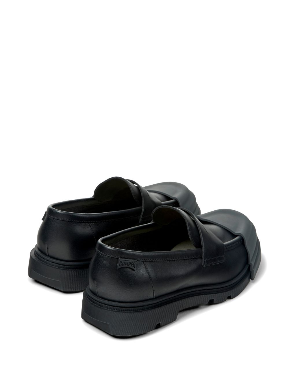 Mocassini Junction in Pelle K100956 012 BLACK GREY CAMPER