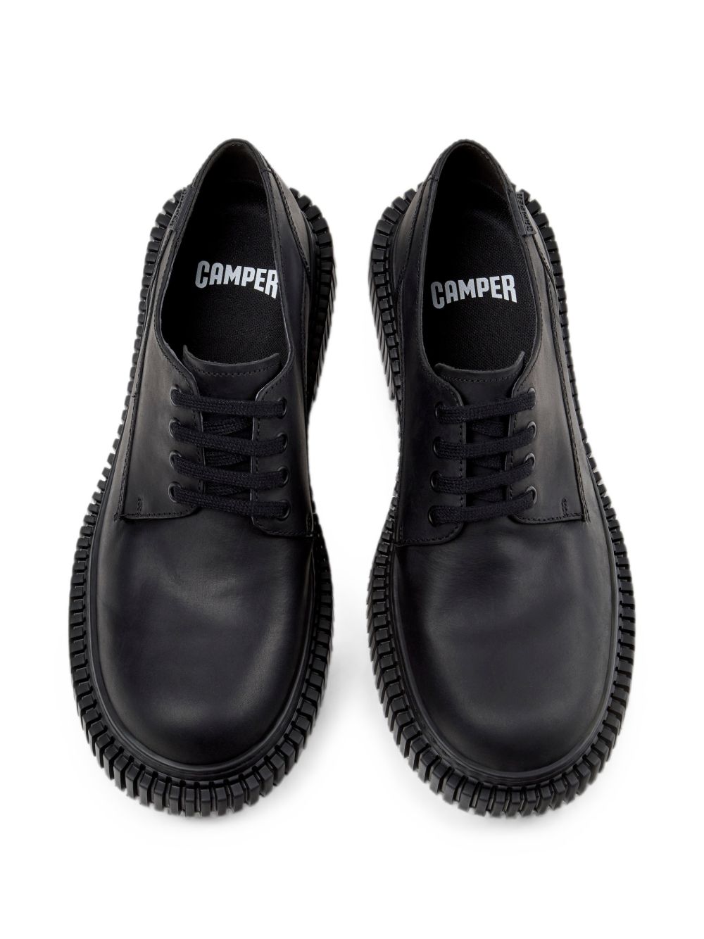 Scarpe Stringate Pix Berlin in Nabuk K101051 004 NERO CAMPER