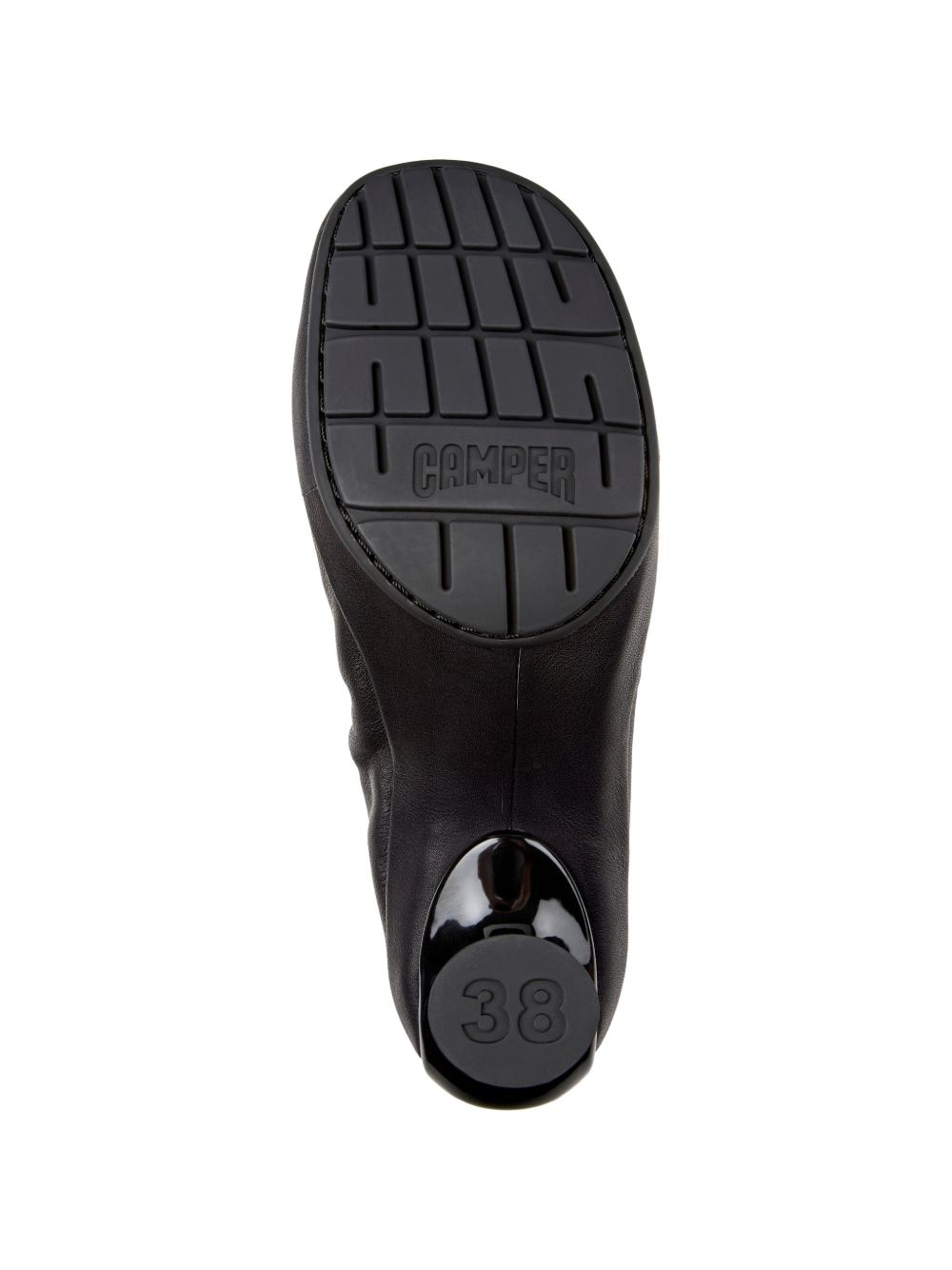 Ballerine Right Left in Pelle K201976 001 BLACK CAMPER