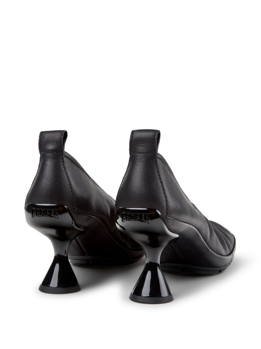 Ballerine Right Left in Pelle K201976 001 BLACK CAMPER