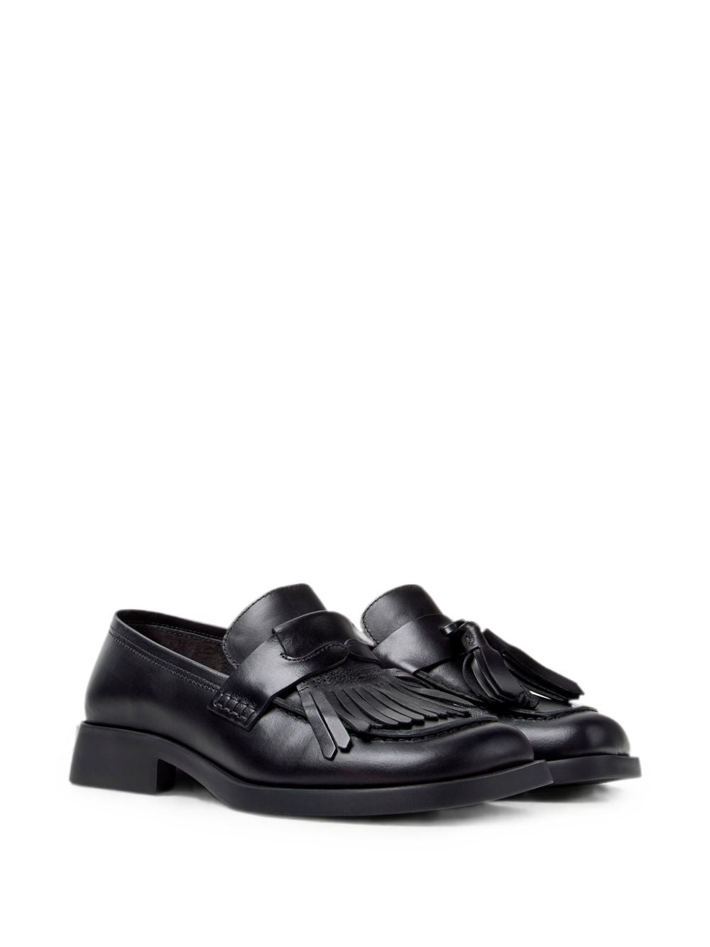 Mocassini Twins in Pelle K201996 001 BLACK CAMPER