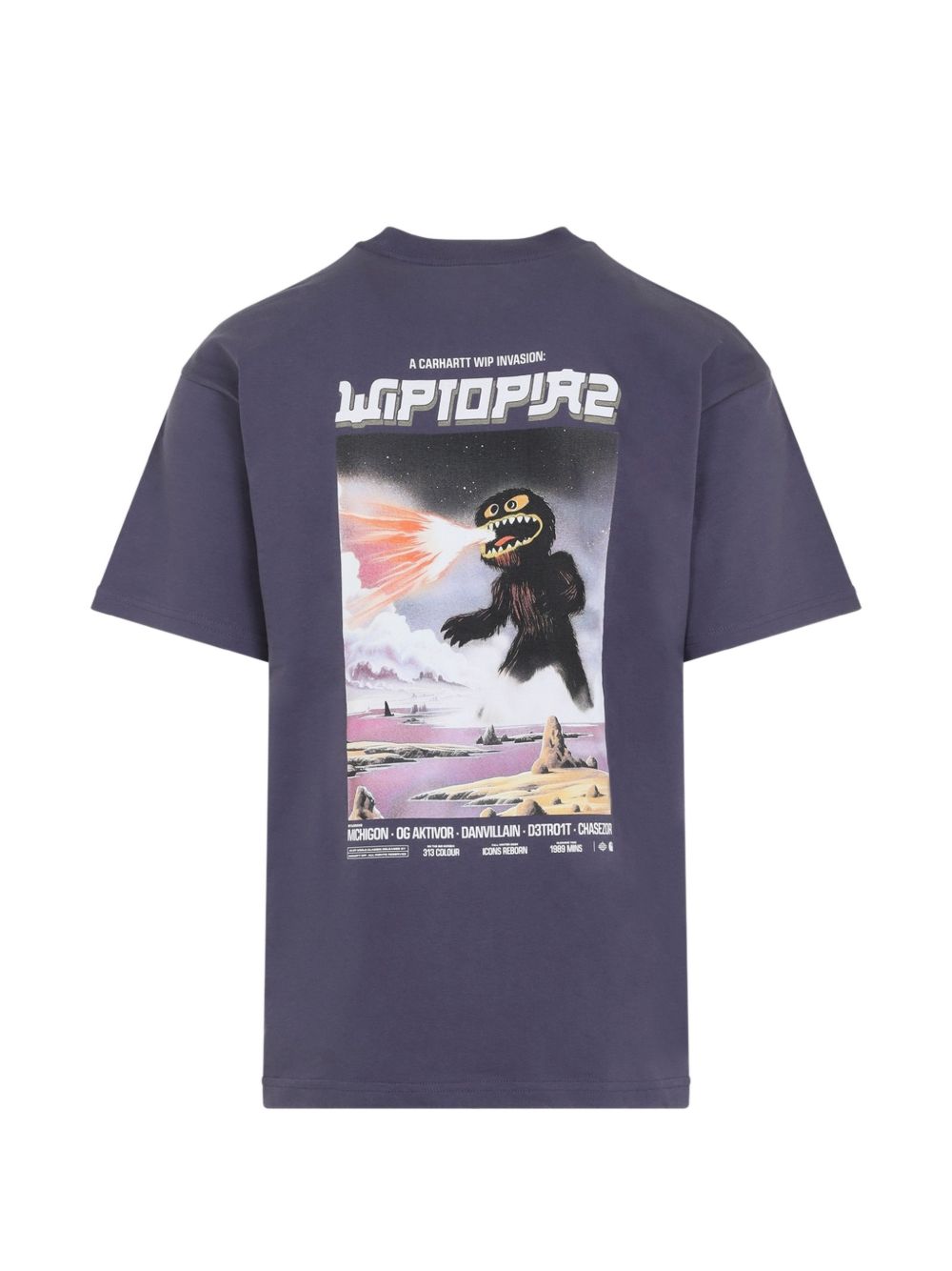 S/S Wiptopia II T-Shirt I037217 3RIXX SHADY PURPLE CARHARTT WIP