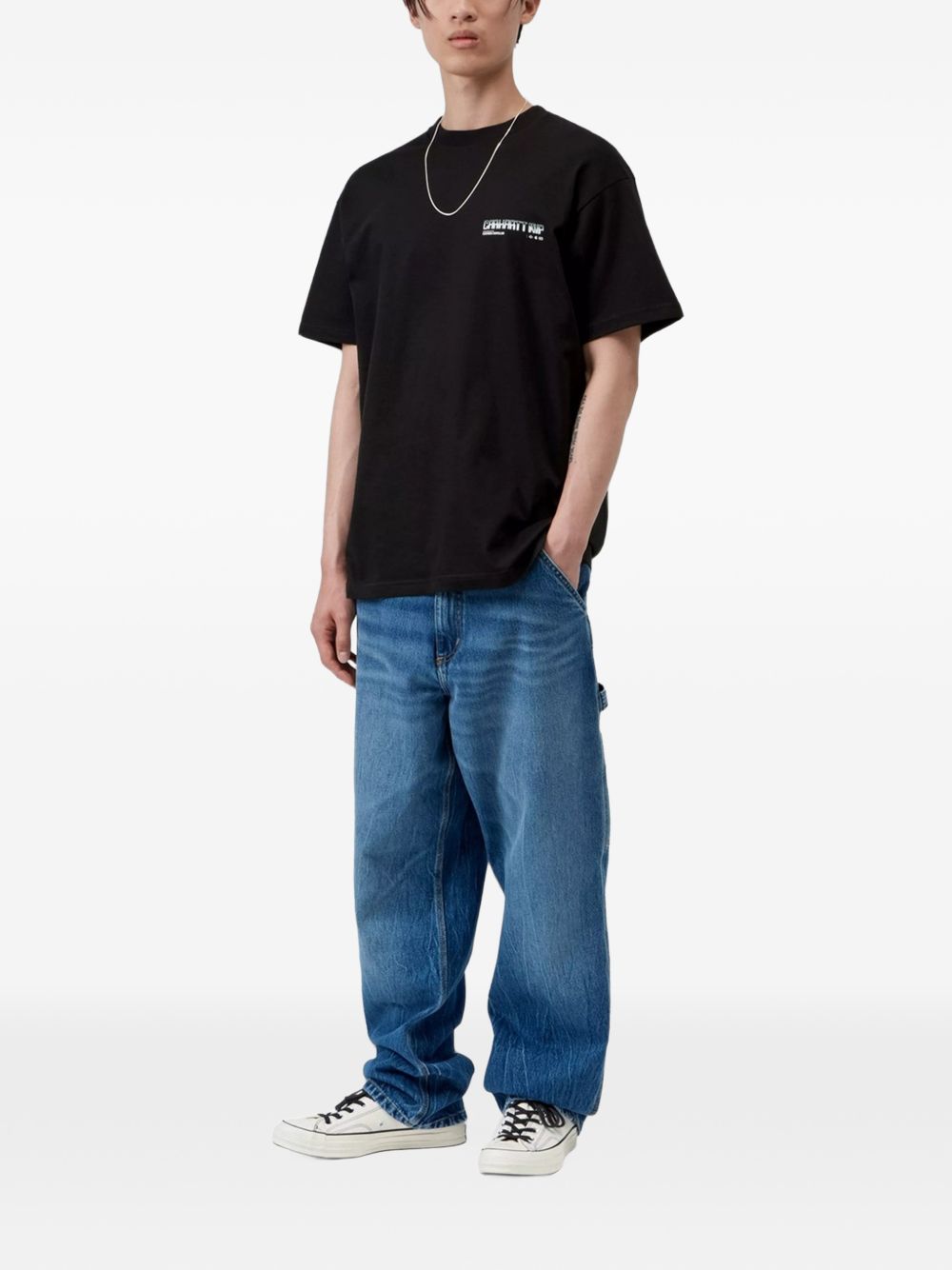 S/S Wiptopia II T-Shirt I037217 89XX BLACK CARHARTT WIP