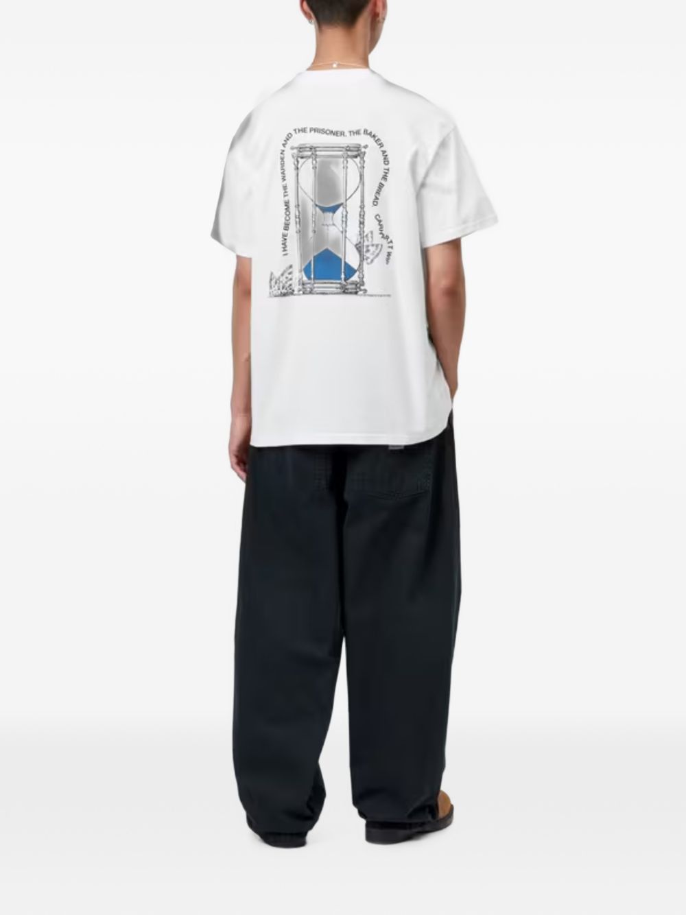 S/S Hourglass T-Shirt I037247 02XX WHITE CARHARTT WIP