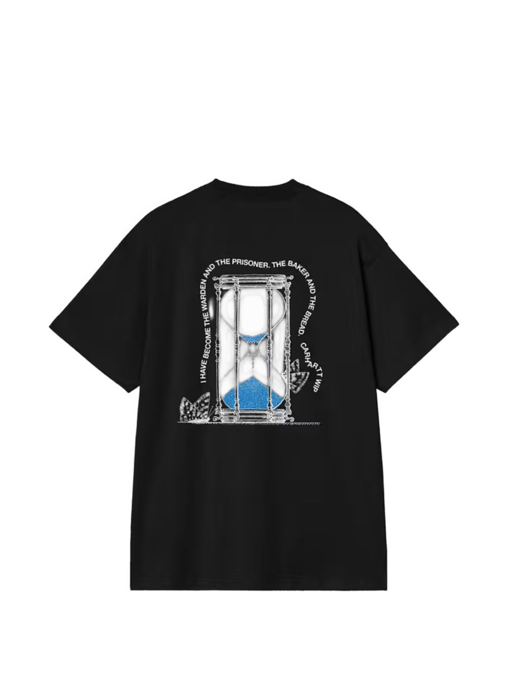 S/S Hourglass T-Shirt I037247 89XX BLACK CARHARTT WIP