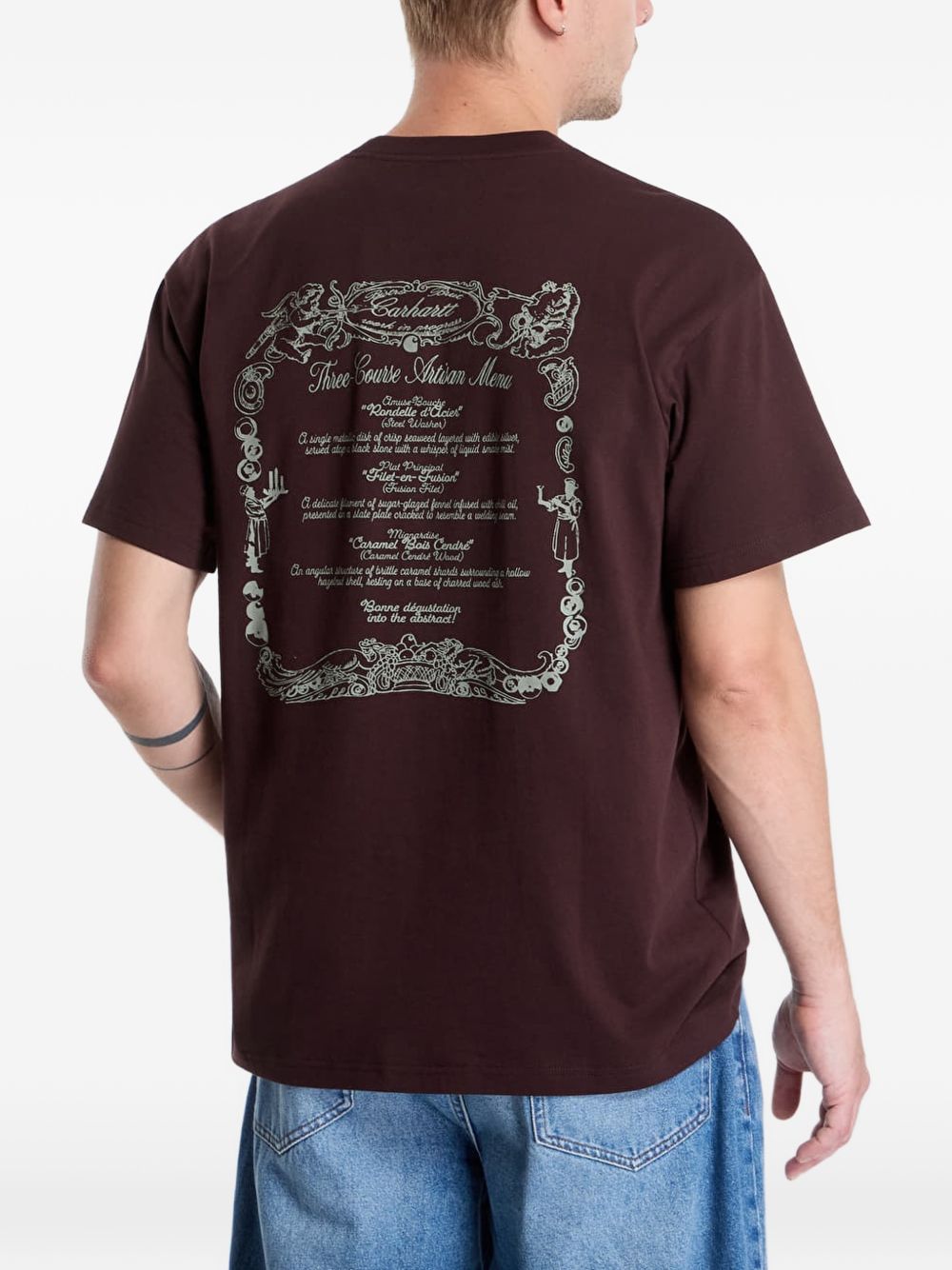 S/S Chez WIP T-Shirt I037260 33HXX BROWN CARHARTT WIP