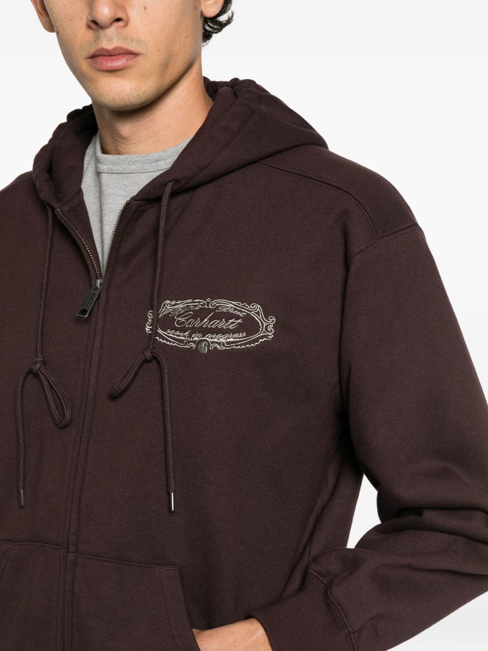 Hooded Chez WIP I037280 3BIXX BROWN CARHARTT WIP