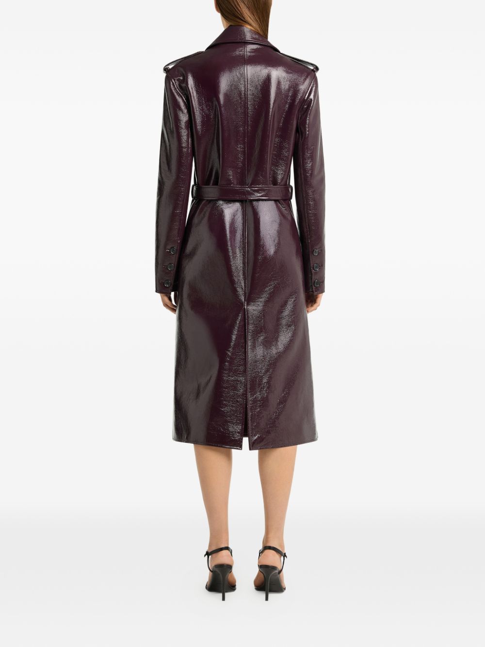 Trench in Vinile 326CMA296VY0014 4090 BURNT RED COURREGES