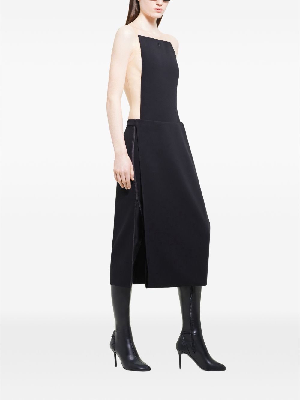 Body Frame Illusion 424JBD112PL0159 B099 SAND BLACK COURREGES