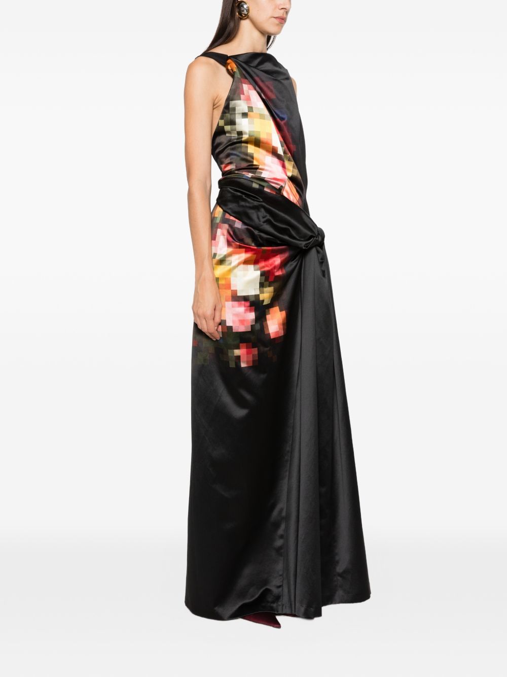 Abito In Duchess 2620110094363 975 DESSIN A DRIES VAN NOTEN