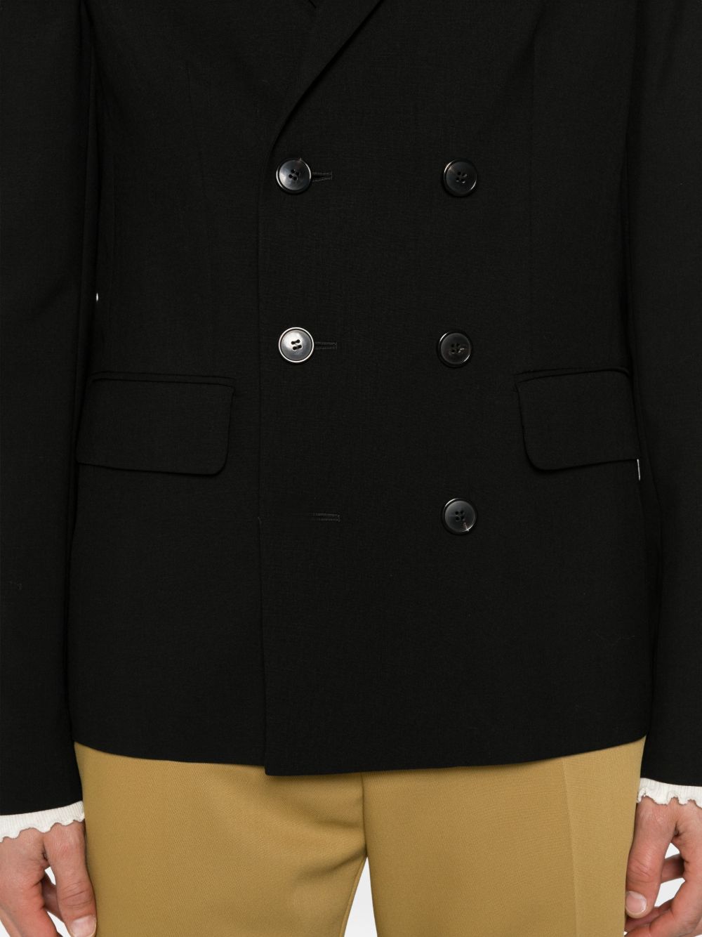 Blazer In Lana Vergine 2620204054055 900 BLACK DRIES VAN NOTEN