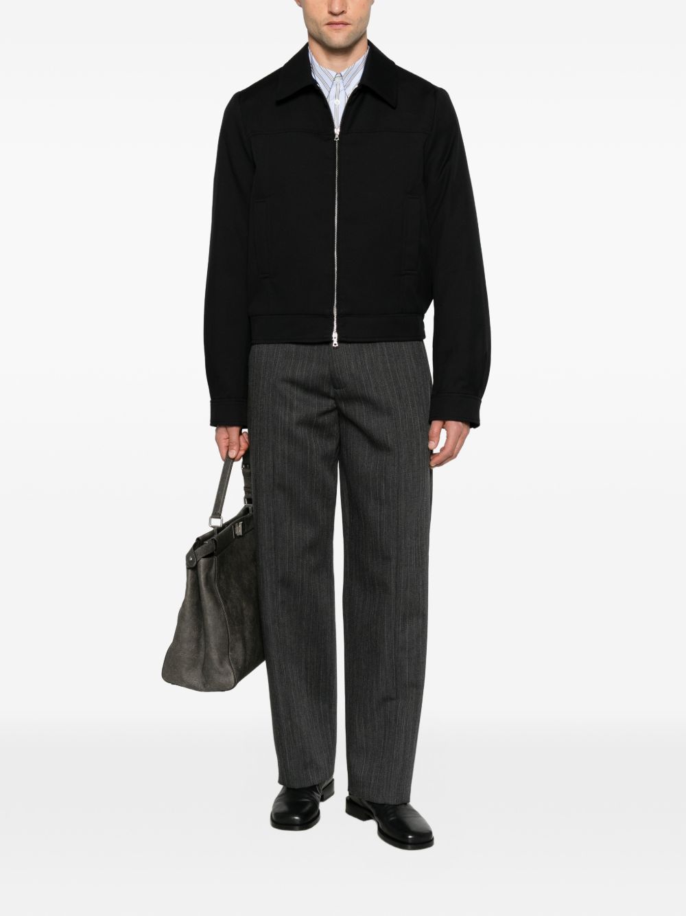 Giavva Vernon In Twill Di Lana 2620205044302 900 BLACK DRIES VAN NOTEN
